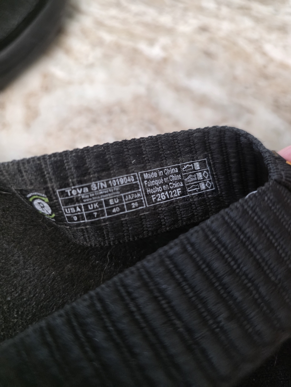 Teva Voya Flip Flop Women's Size 9 Black - Picture 6 of 6
